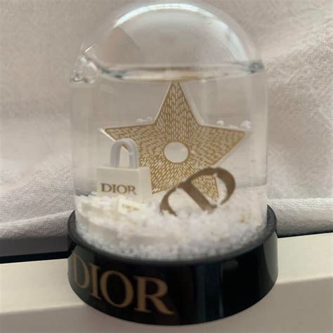 Christian Dior Snow Globe Dome 2020 Christmas Limited Edition .